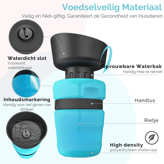 Foldable Leakproof Dog Water Bottle