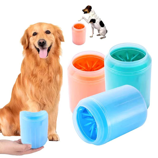 Pet Paw Cleaner for Dogs Easy Paw Washing Cup with Soft Bristles