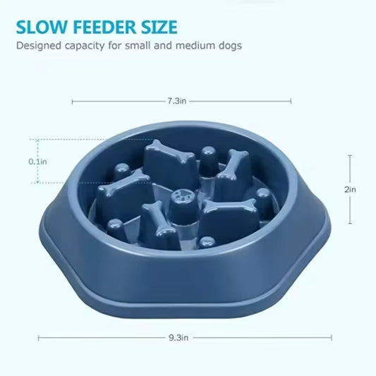 Slow Feeder Dog Bowl for Fast Eaters