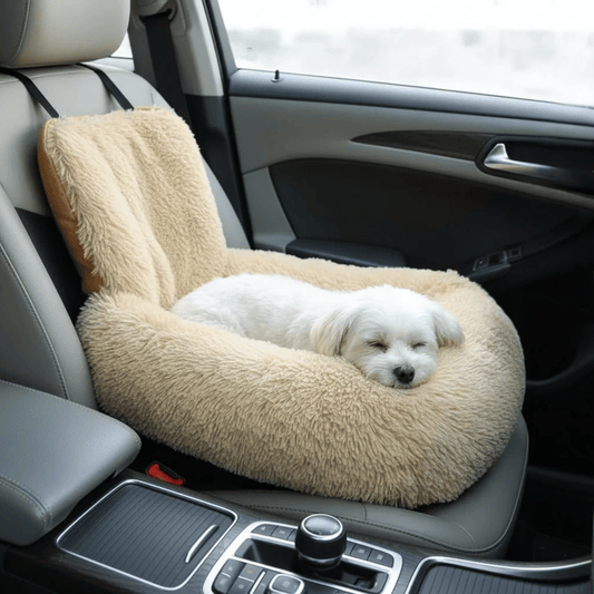 Luxurious Elevated Dog Car Seat Bed
