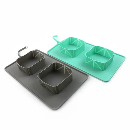 Foldable Silicone Travel Bowl for Dogs and Cats