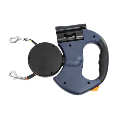 Retractable Dual Dog Leash with LED Lights