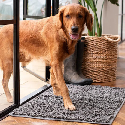 Ultimate Absorbent Dog Mat for Mud, Water, and Floor Protection 