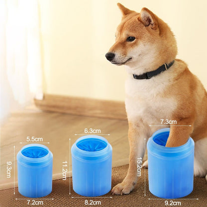 Pet Paw Cleaner for Dogs Easy Paw Washing Cup with Soft Bristles