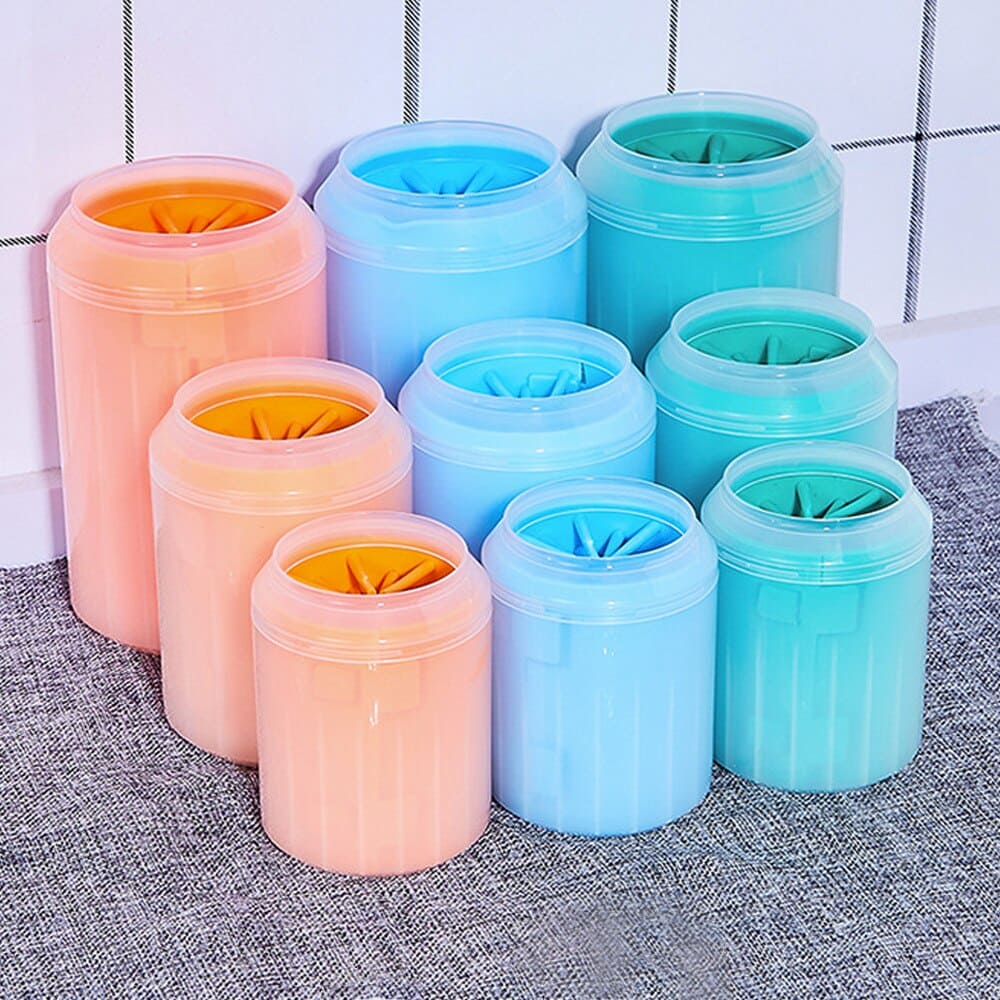 Pet Paw Cleaner for Dogs Easy Paw Washing Cup with Soft Bristles