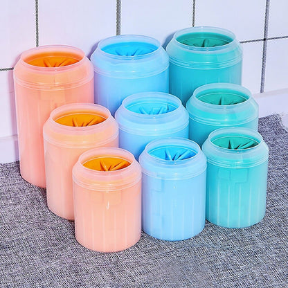 Pet Paw Cleaner for Dogs Easy Paw Washing Cup with Soft Bristles