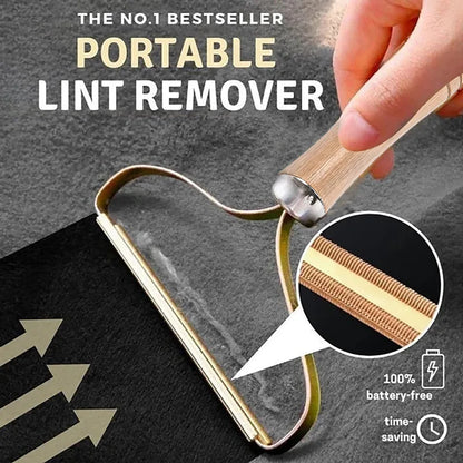Portable Lint Remover and Pet Hair Removal Brush