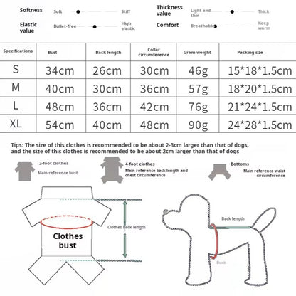 All-Season Dog Jacket – Weather-Resistant Dog Coat with Soft Fleece, Easy Zipper Closure