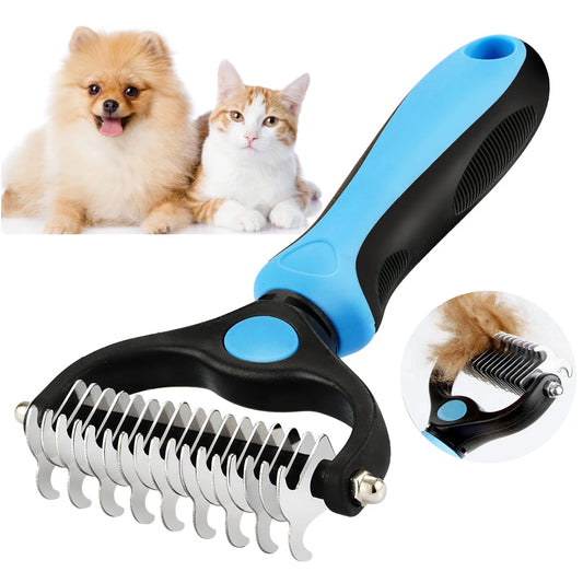 Professional Pet Deshedding Brush for Dogs and Cats