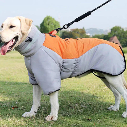 Waterproof Dog Coat with Thermal Insulation and Adjustable Fit – Stylish Dog Rain Jacket for All Weather Protection 0