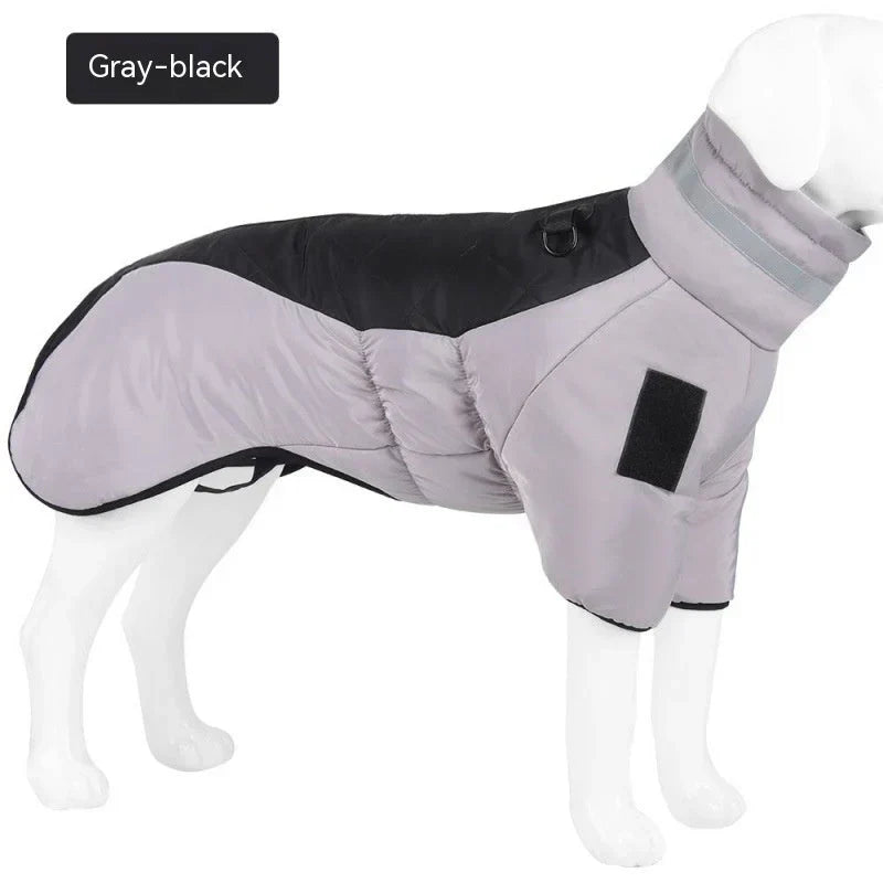 Waterproof Dog Coat with Thermal Insulation and Adjustable Fit – Stylish Dog Rain Jacket for All Weather Protection 3