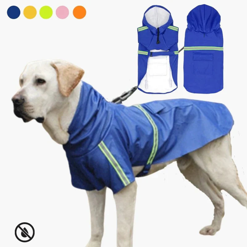 Waterproof Dog Jacket with Windproof Hood and Reflective Strips – StormGuard for All Weather Protection 2