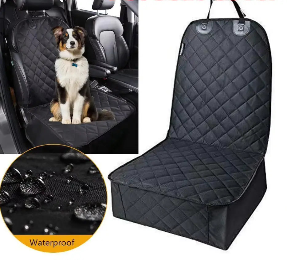 Waterproof Dog Seat Cover - Non-Slip Front Car Seat Protector for Dogs, Scratch-Resistant, Easy Installation, Fits Most Cars 0