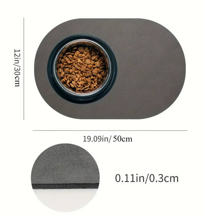 Waterproof Non-Slip Silicone Pet Feeding Mat for Dogs and Cats – Easy to Clean Dog Food Mat and Cat Food Mat 4