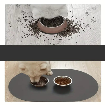 Waterproof Non-Slip Silicone Pet Feeding Mat for Dogs and Cats – Easy to Clean Dog Food Mat and Cat Food Mat 6