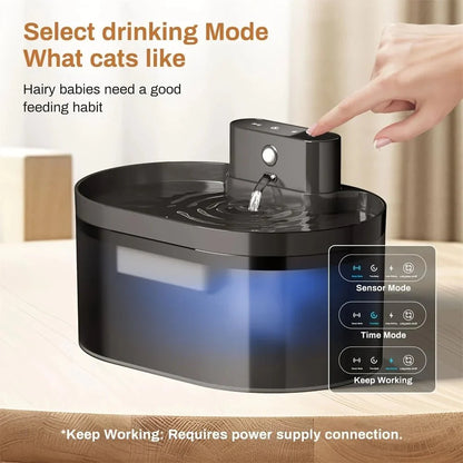 Wireless Automatic Pet Water Fountain 2.2L
