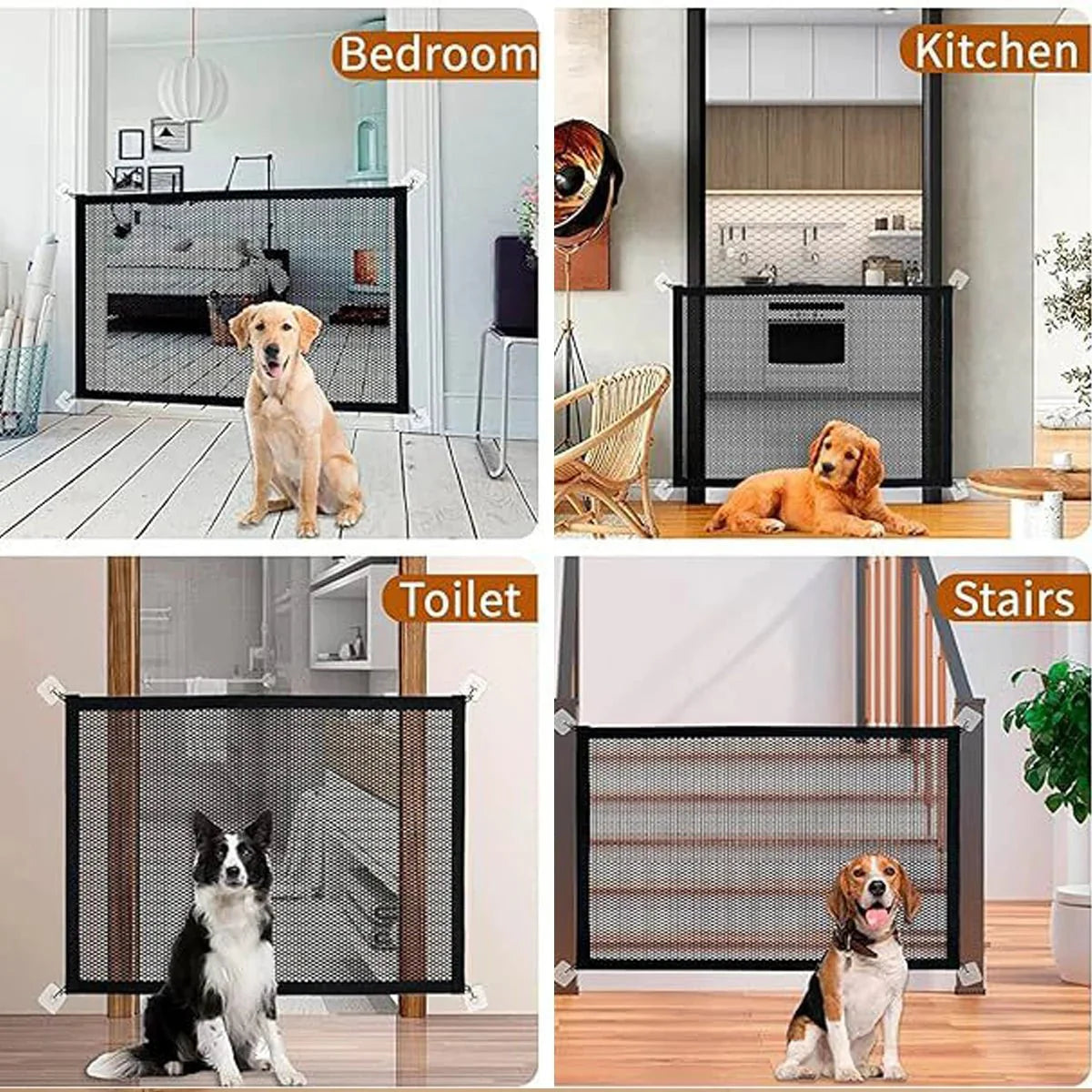 Safety Mesh Barrier Net for Pets