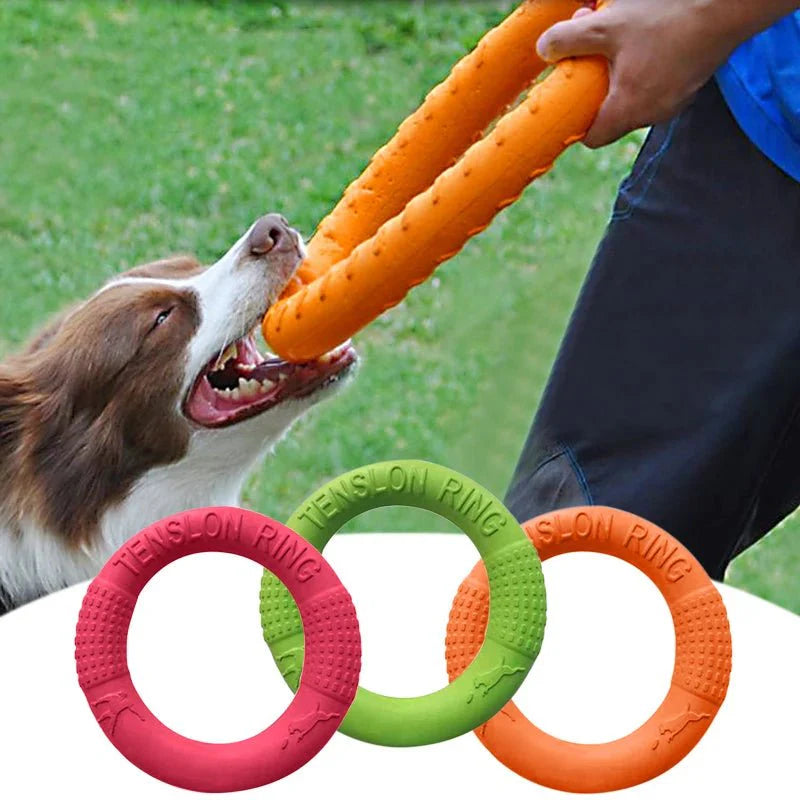 Durable EVA Dog Training Ring Toy