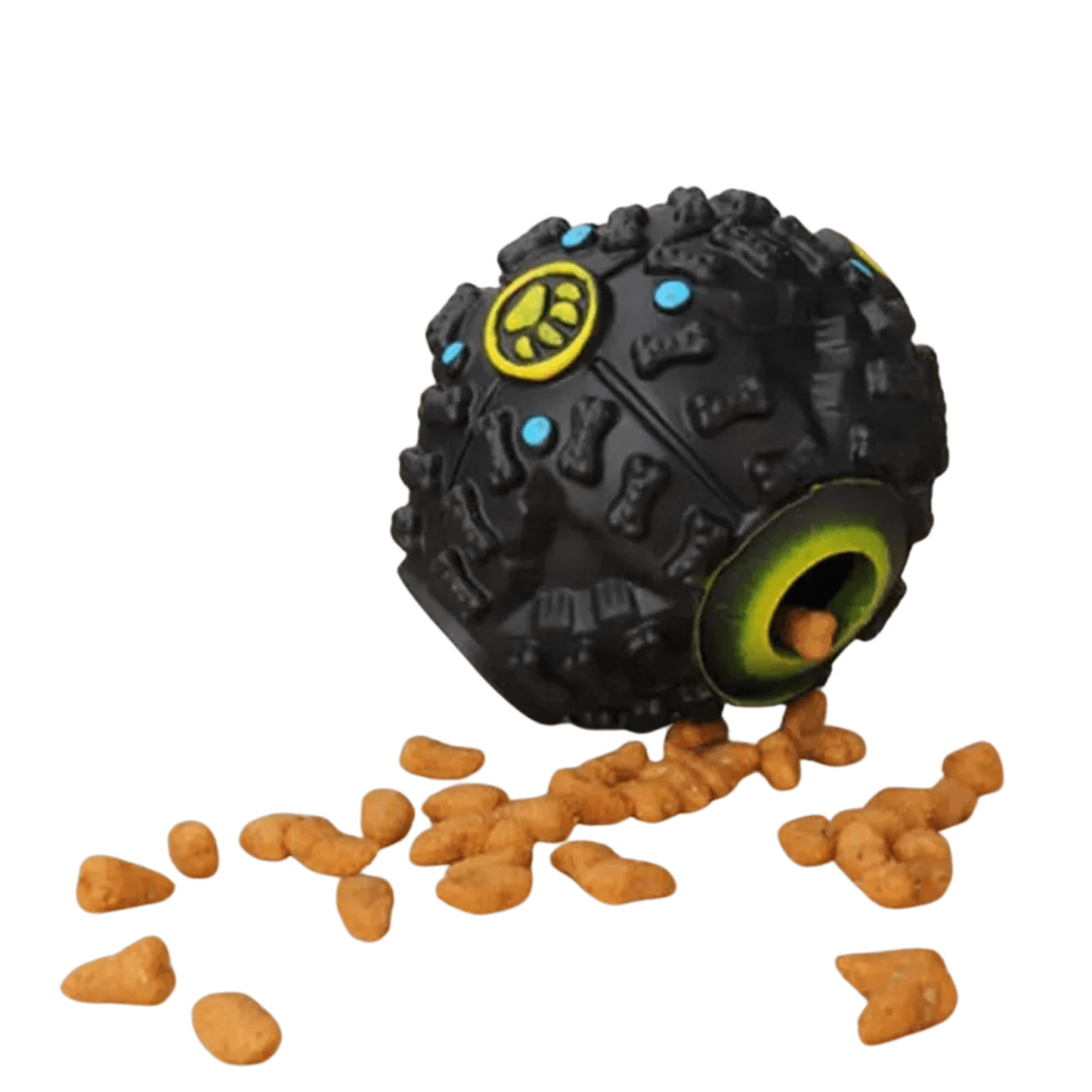 Squeaky Slow Feeder Treat Ball for Dogs