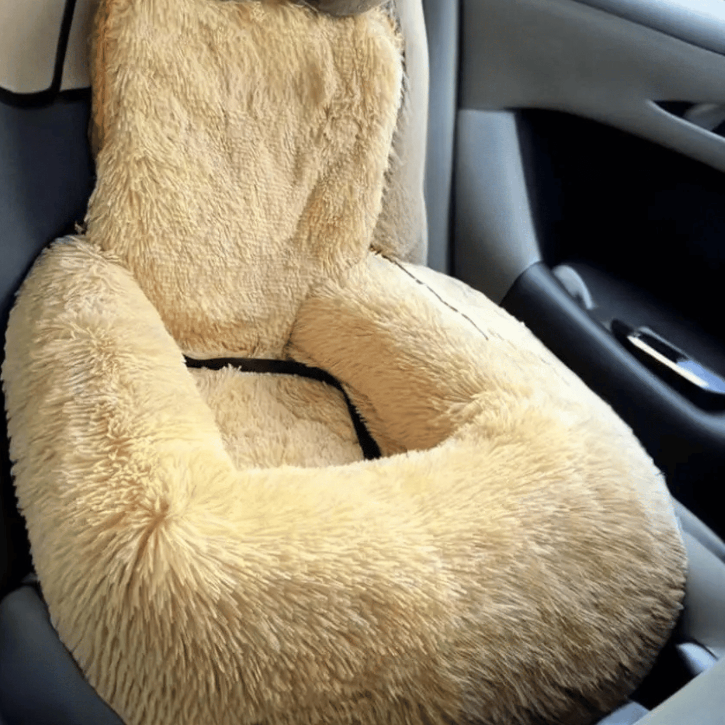 Luxurious Elevated Dog Car Seat Bed