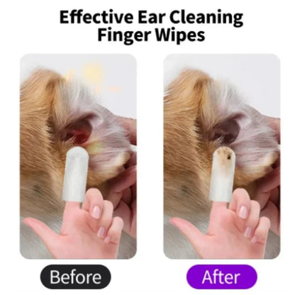 Pet Ear Cleaning Wipes for Dogs and Cats