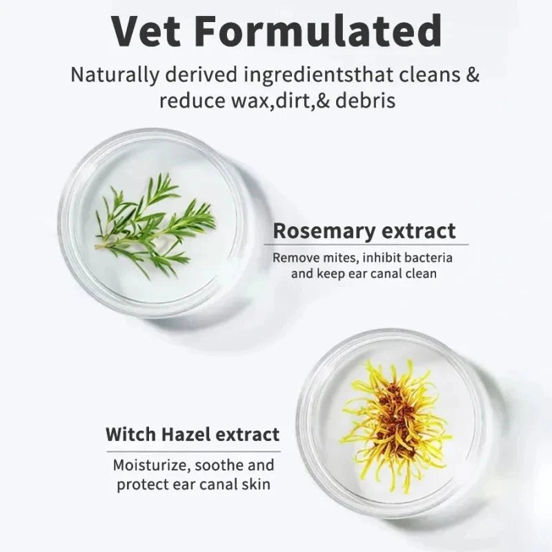 Pet Ear Cleaning Wipes for Dogs and Cats