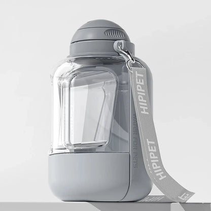 2 in 1 Dog Water and Food Bottle