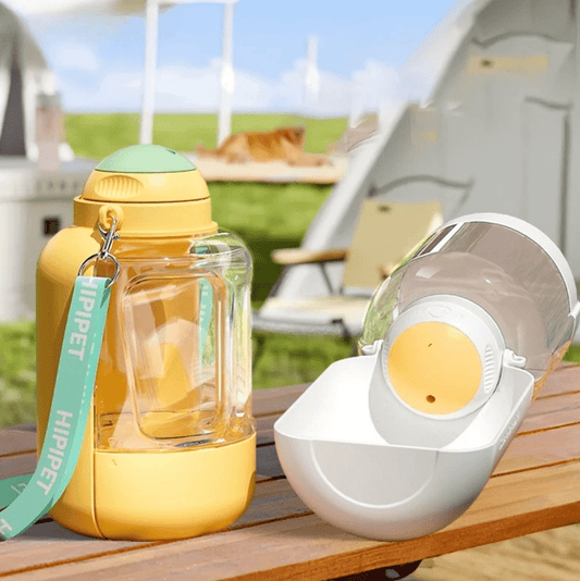 2 in 1 Dog Water and Food Bottle