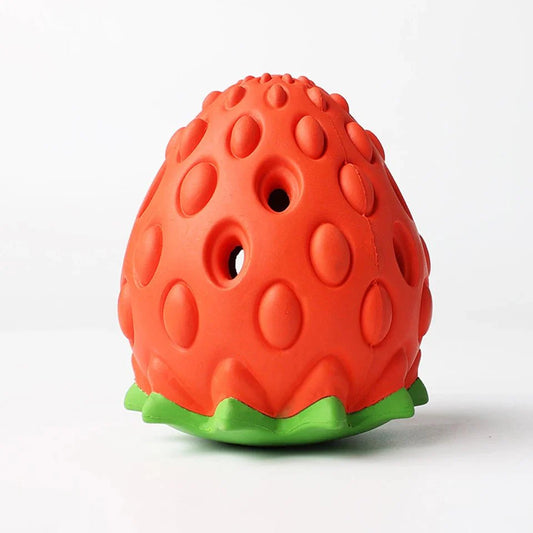 Interactive Strawberry Treat Toy for Dogs