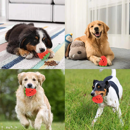 Interactive Strawberry Treat Toy for Dogs