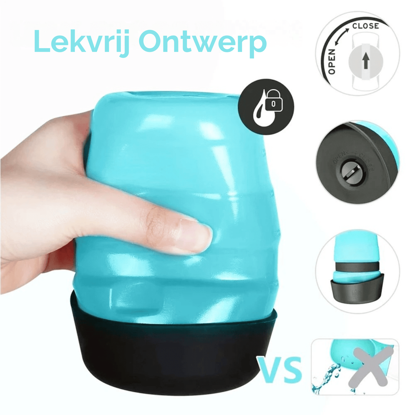 Foldable Leakproof Dog Water Bottle