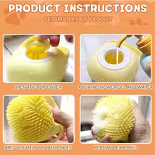 Pet Shampoo Brush with Massage Function