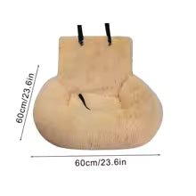 Luxurious Elevated Dog Car Seat Bed