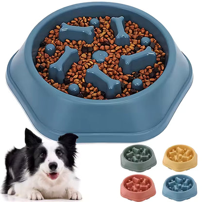 Slow Feeder Dog Bowl for Fast Eaters