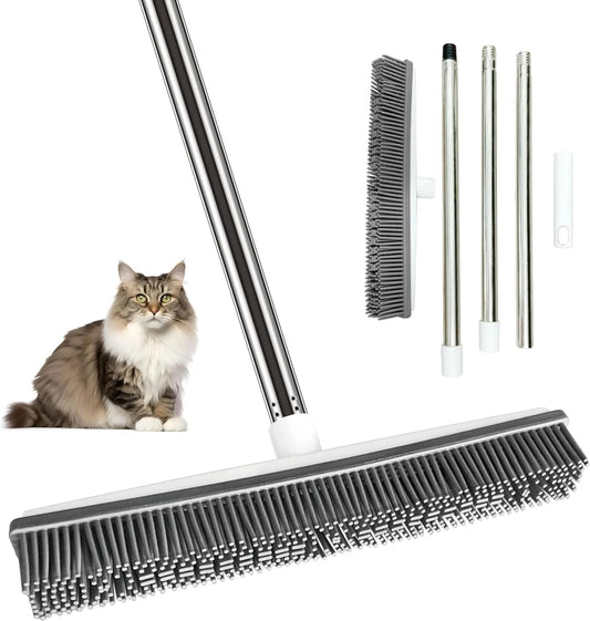 Pet Hair Removal Broom for Carpets and Floors