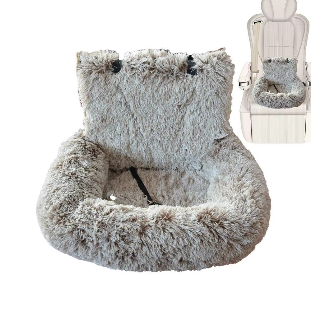 Luxurious Elevated Dog Car Seat Bed
