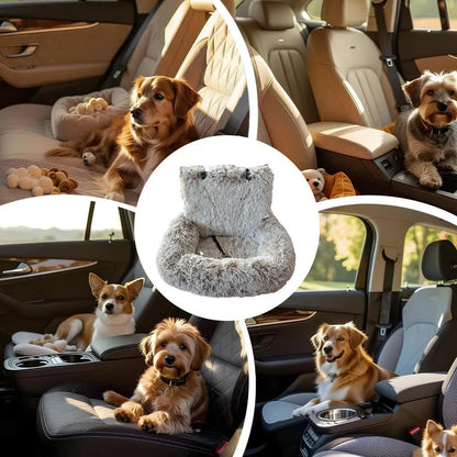 Luxurious Elevated Dog Car Seat Bed