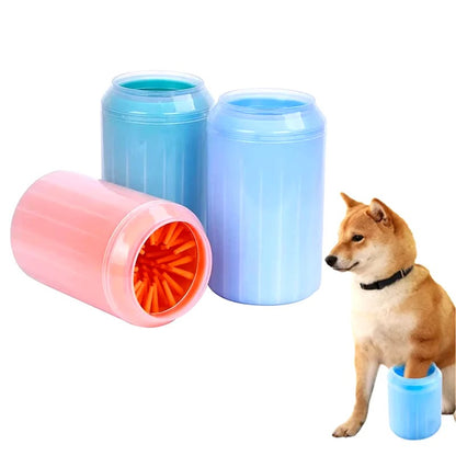 Pet Paw Cleaner for Dogs Easy Paw Washing Cup with Soft Bristles