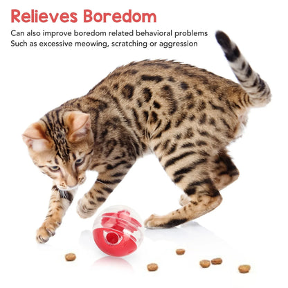 Interactive Cat Treat Ball Slow Feeder