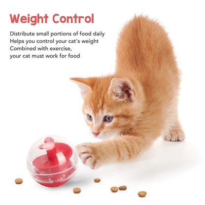 Interactive Cat Treat Ball Slow Feeder
