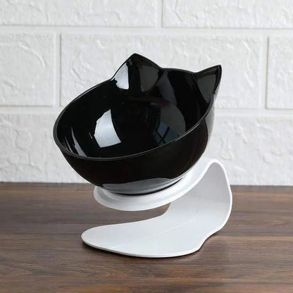 Orthopedic Elevated Cat Bowl for Digestion, Anti Vomiting, and Neck Strain Relief 