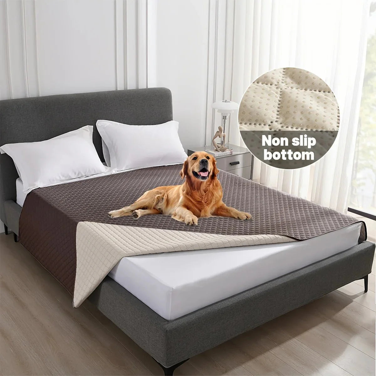 Waterproof Pet Furniture and Mattress Protector Blanket