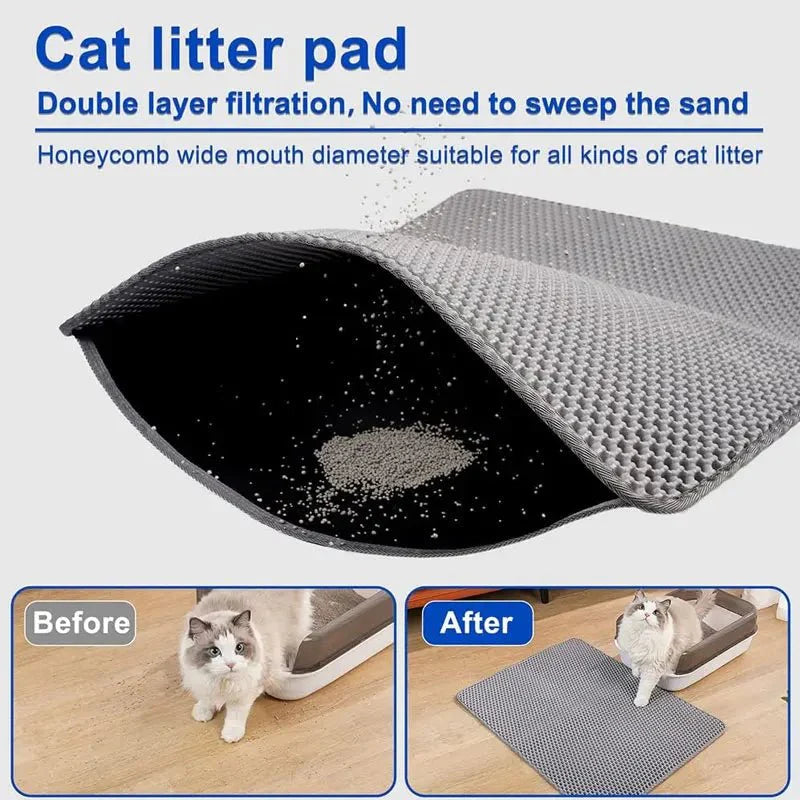 Waterproof Double Layer Cat Litter Mat