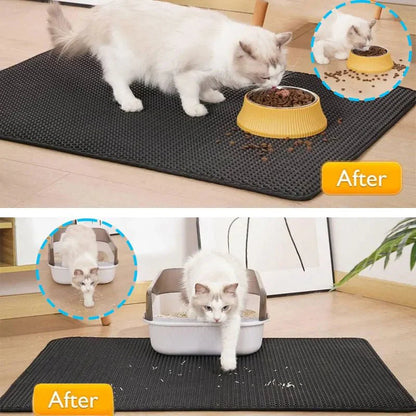 Waterproof Double Layer Cat Litter Mat