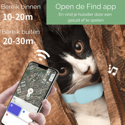 Compact iOS Pet Tracker for Dogs and Cats