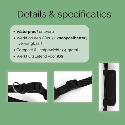 Compact iOS Pet Tracker for Dogs and Cats