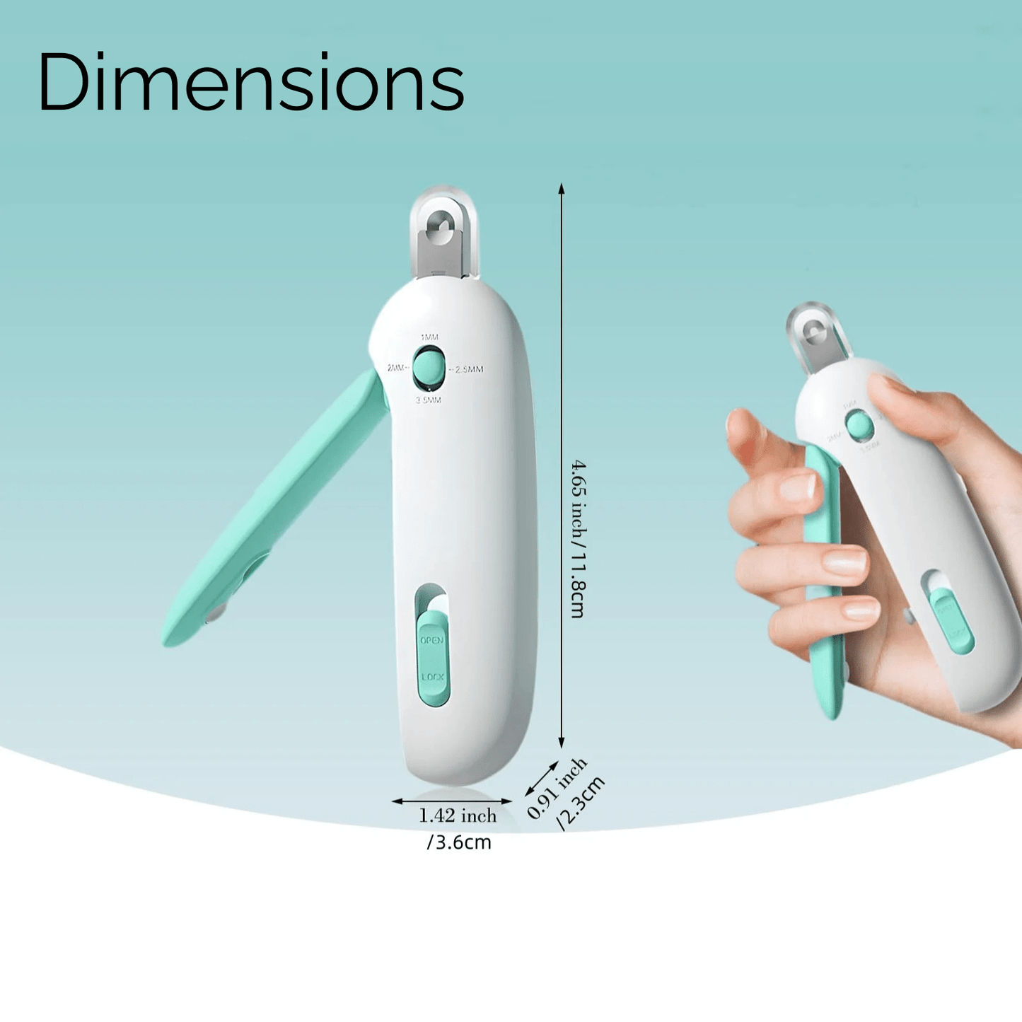 Professional Pet Nail Clipper With Safety Guard