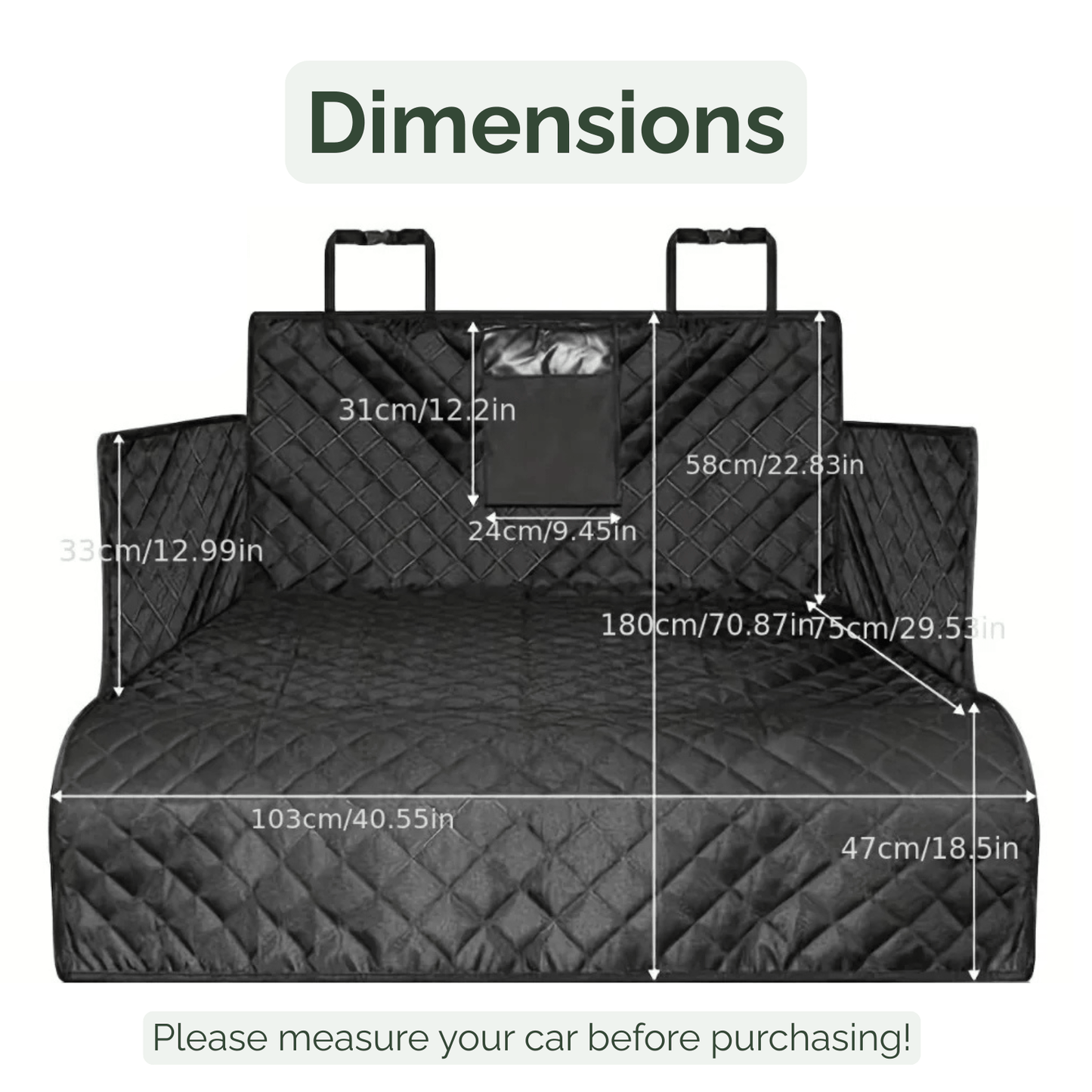 Waterproof Trunk Protector Cover for Dogs