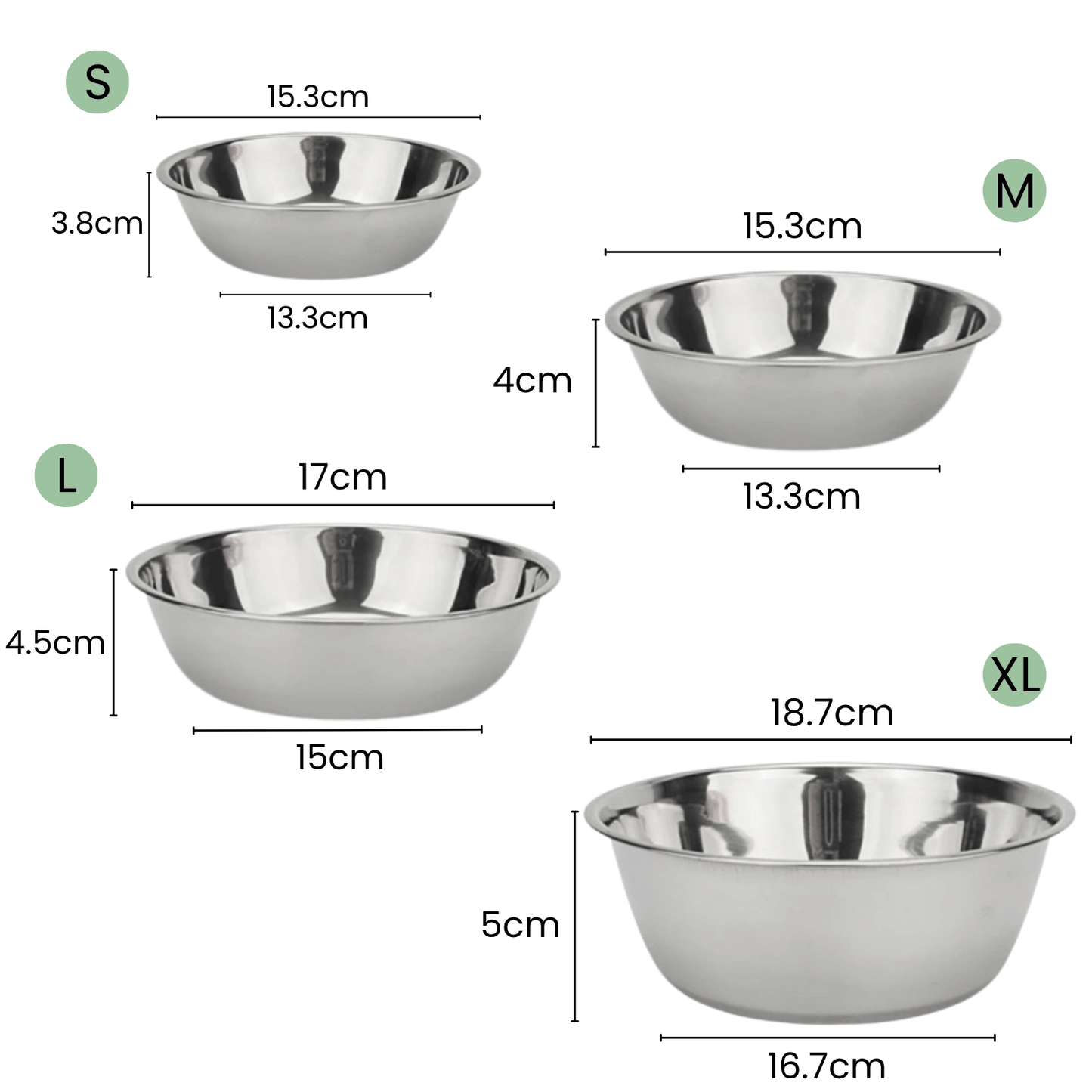 Stainless Steel Pet Bowl