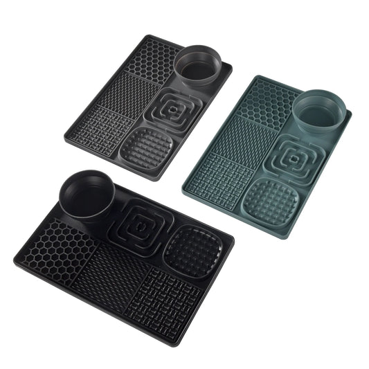 3 in 1 Silicone Slow Feeder Lick Mat for Dogs